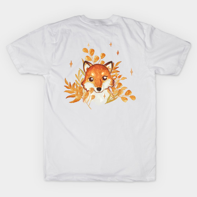 Orange fox by Hana Nekrep Art